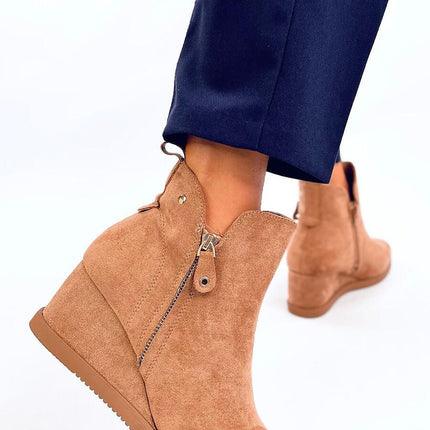 Women's Suede Buskin Ankle Boots Inello