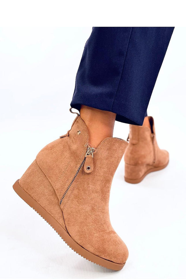 Women's Suede Buskin Ankle Boots Inello