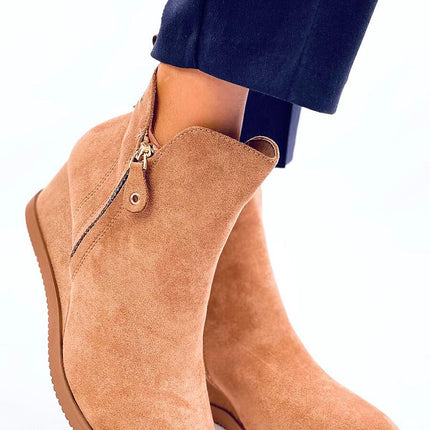 Women's Suede Buskin Ankle Boots Inello