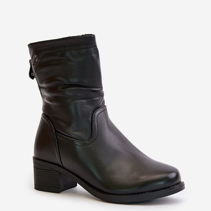 Women's Ankle Heel Boots Step in style