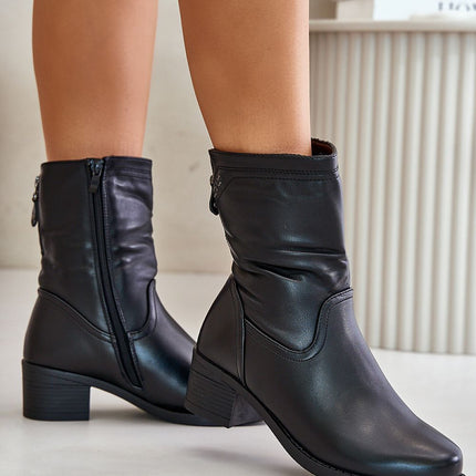 Women's Ankle Heel Boots Step in style