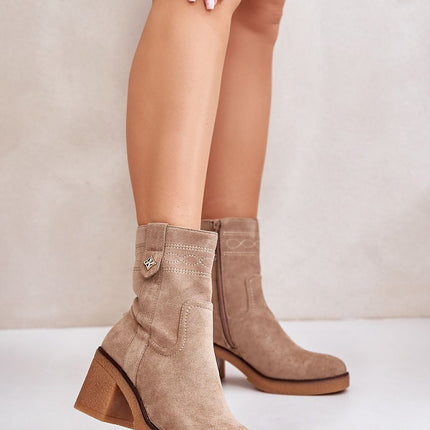 Women's Heel Boots Step in style