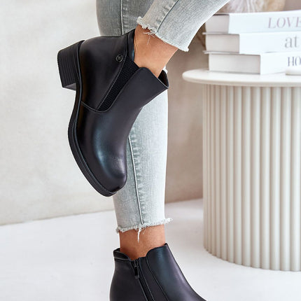 Women's Ankle Heel Boots Step in style