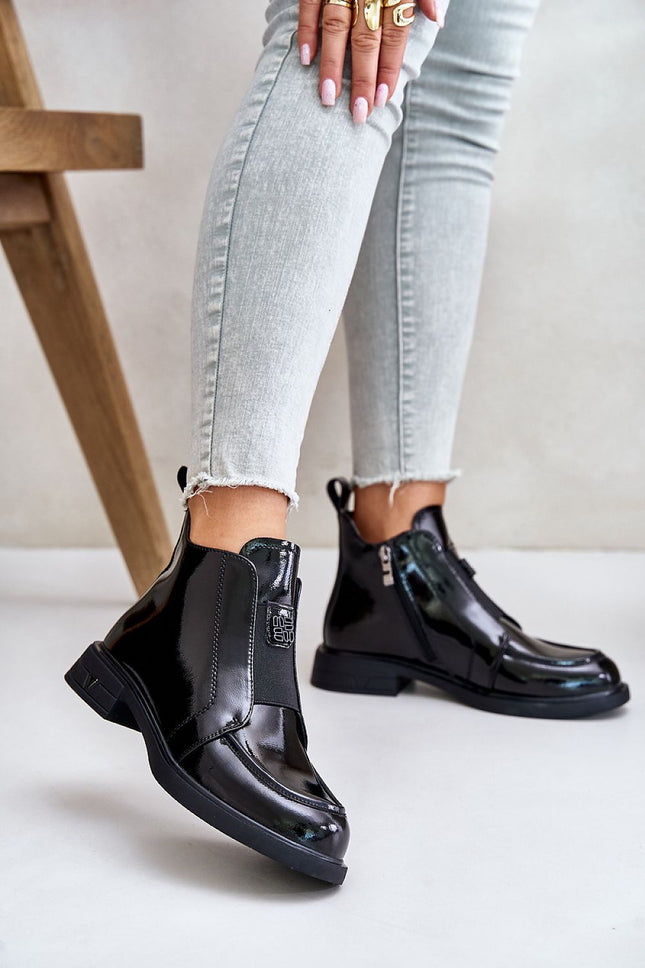 Women's Leather Ankle Boots Step in style