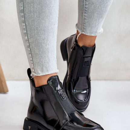 Women's Leather Ankle Boots Step in style