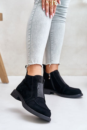 Women's Leather Ankle Boots Step in style