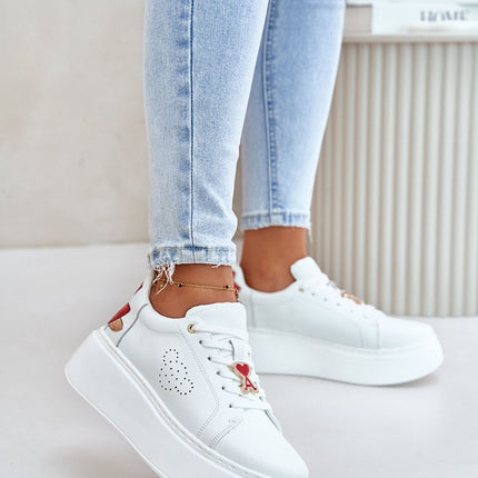 Women's Leather Sport Shoes Step in style