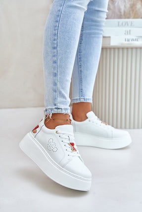 Women's Leather Sport Shoes Step in style