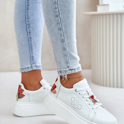 Women's Leather Sport Shoes Step in style