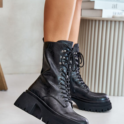 Women's Leather Ankle Boots Step in style