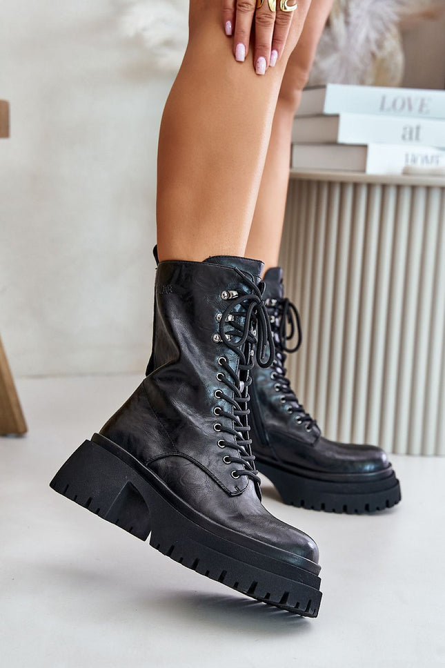 Women's Leather Ankle Boots Step in style