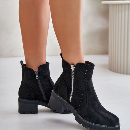 Women's Ankle Heel Boots Step in style