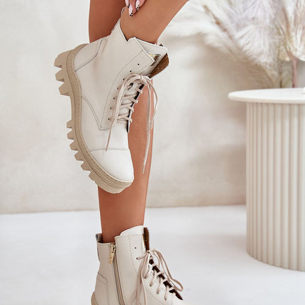 Women's Leather Ankle Boots Step in style