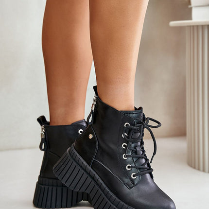 Women's Leather Ankle Boots Step in style