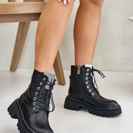 Women's Leather Ankle Boots Step in style