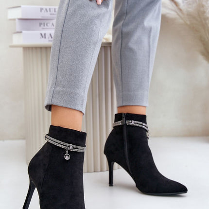 Women's Ankle Heel Boots Step in style