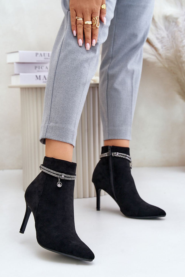 Women's Ankle Heel Boots Step in style