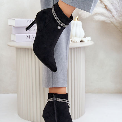 Women's Ankle Heel Boots Step in style