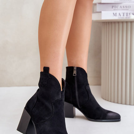 Women's Ankle Heel Boots Step in style