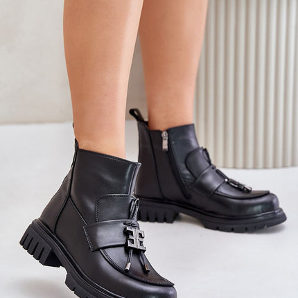 Women's Leather Ankle Boots Step in style