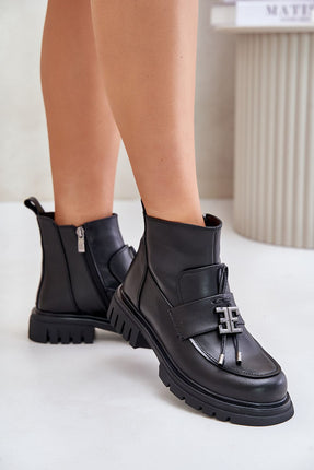 Women's Leather Ankle Boots Step in style