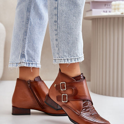 Women's Leather Ankle Boots Step in style