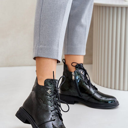 Women's Leather Ankle Boots Step in style