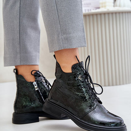 Women's Leather Ankle Boots Step in style