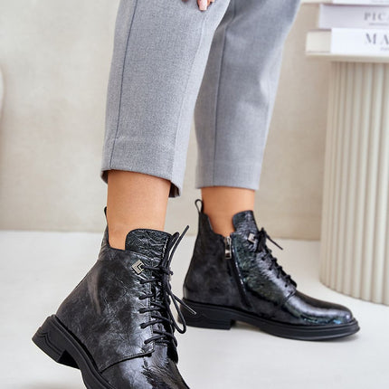 Women's Leather Ankle Boots Step in style