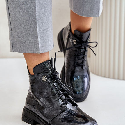 Women's Leather Ankle Boots Step in style