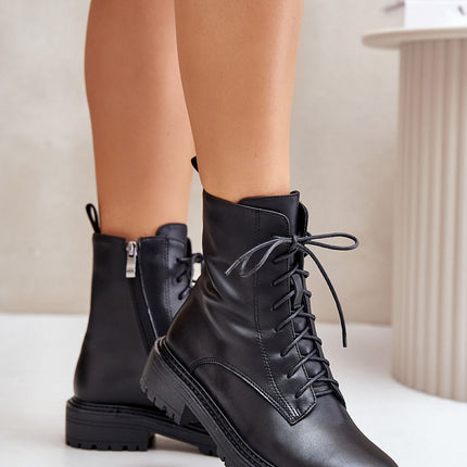 Women's Leather Ankle Bootie Step in style