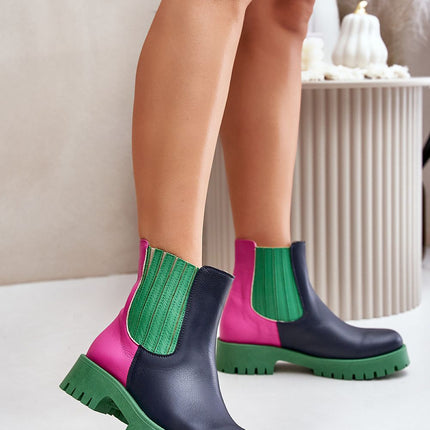 Women's Leather Ankle Boots Step in style