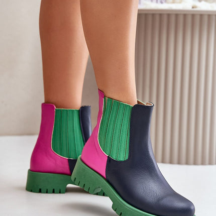 Women's Leather Ankle Boots Step in style