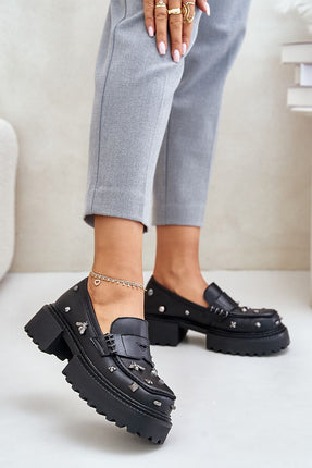 Women's Leather Low Shoes Step in style