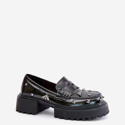 Women's Leather Low Shoes Step in style