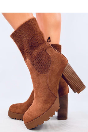 Women's Suede Heel Boots Inello