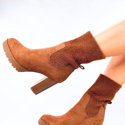 Women's Suede Heel Boots Inello