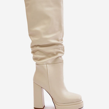 Women's High Heel Boots Step in style