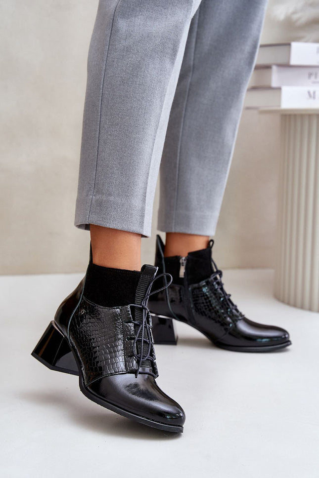 Women's Leather Ankle Boots Step in style