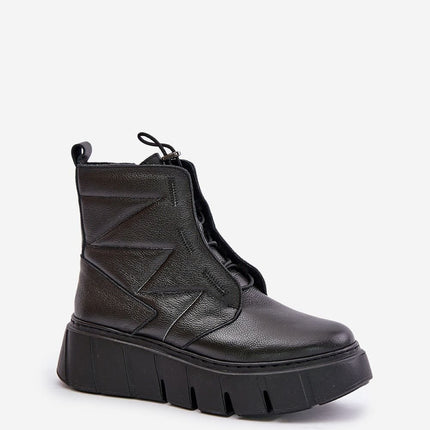 Women's Leather Ankle Boots Step in style