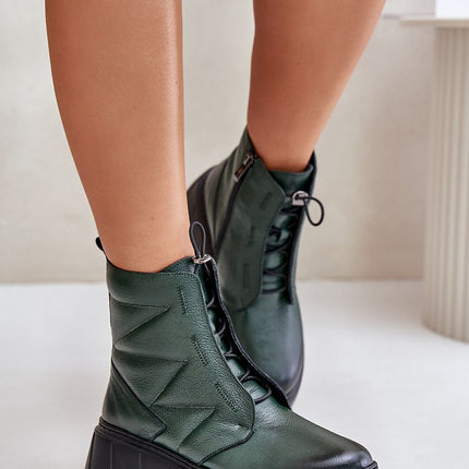 Women's Leather Ankle Boots Step in style