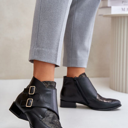 Women's Leather Ankle Boots Step in style