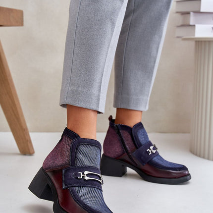 Women's Leather Ankle Boots Step in style