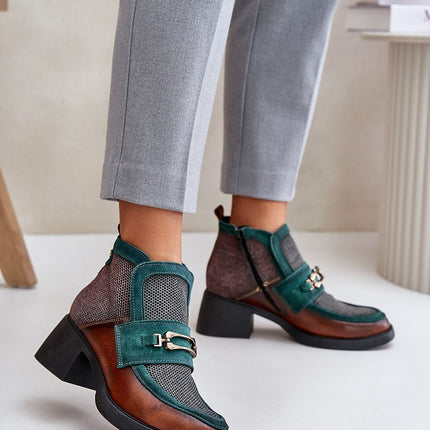 Women's Leather Ankle Boots Step in style