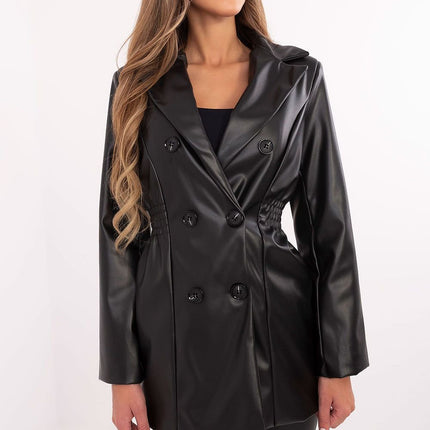 Women's Faux Leather Jacket Italy Moda