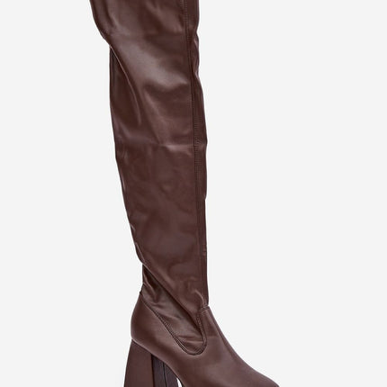 Women's Thigh-High Heel Boots Step in style