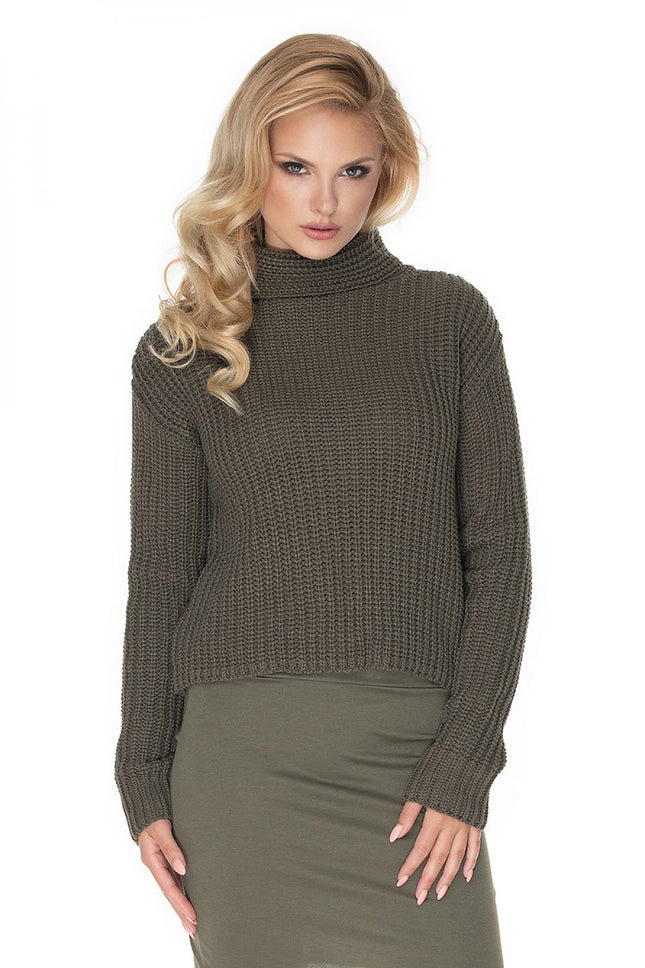 Women's Turtleneck PeeKaBoo